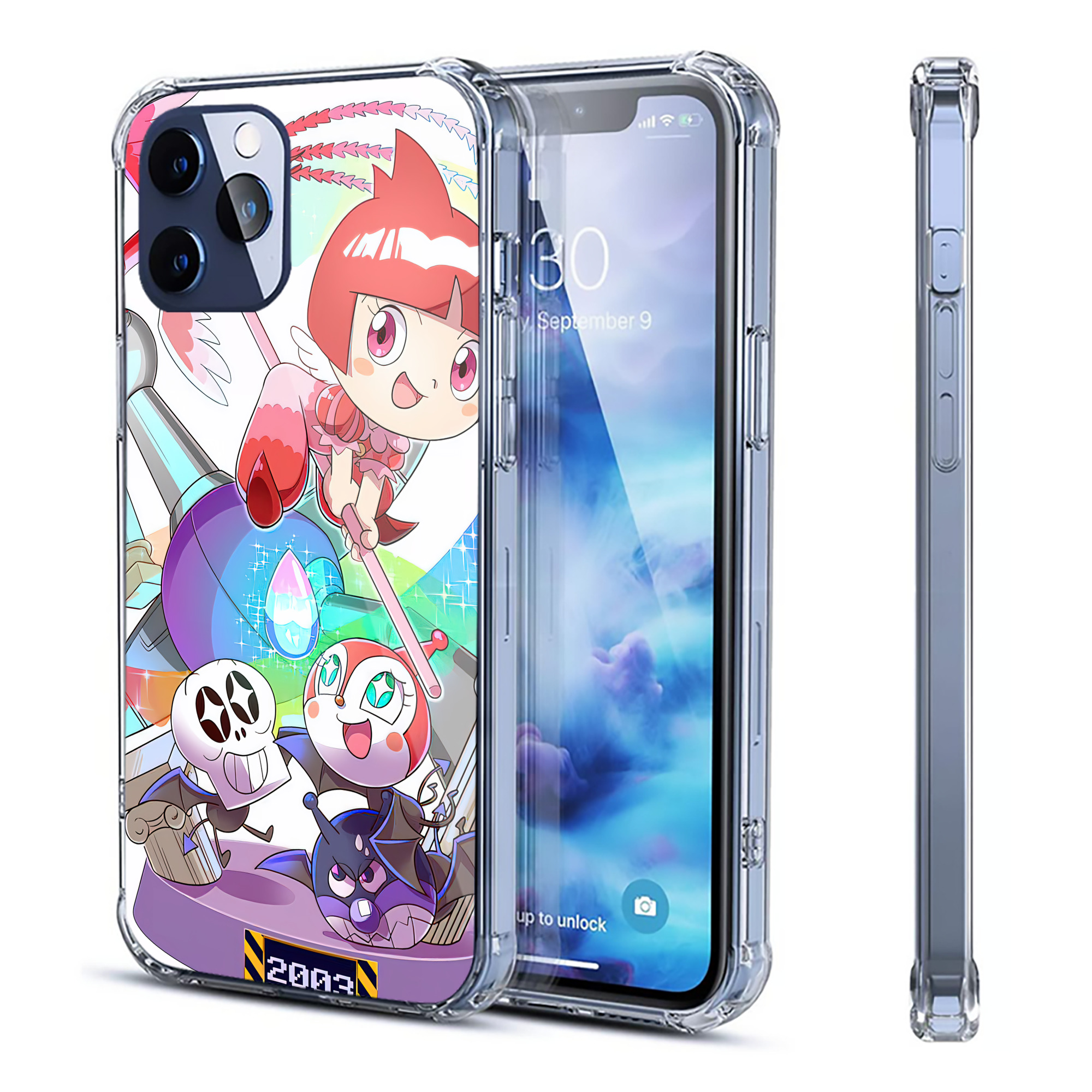 （画像用） アンパンマン Anpanman 【iPhone 12シリーズ対応】透明スマホケース（クリアソフトケース）